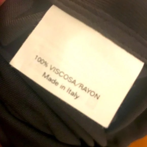 🖤Yves Saint Laurent Formal Black Goth Body Con Midi Jersey Dress Size Medium🖤 - Picture 6 of 7